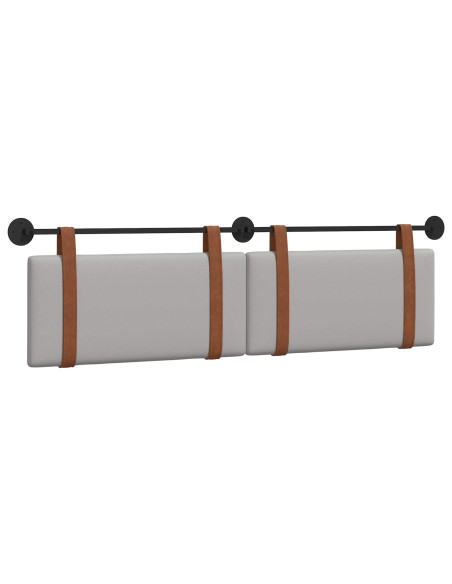 Testata appesa Grigio Nuvola 170 x 55 x 5 cm PU Antico