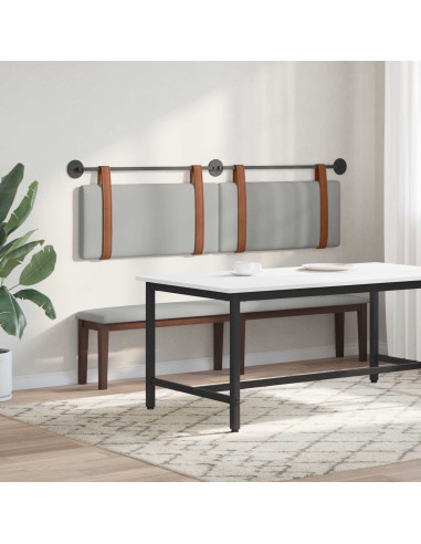 Testata appesa Grigio Nuvola 170 x 55 x 5 cm PU Antico