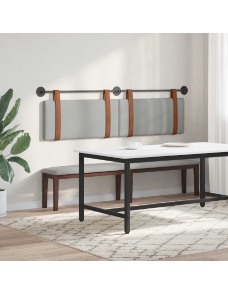 Testata appesa Grigio Nuvola 170 x 55 x 5 cm PU Antico