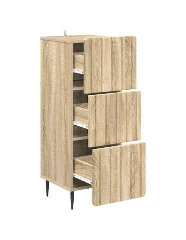 Mobile con Cassetti Rovere Sonoma 33 x 34,5 x 92 cm