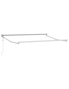 Tettuccio Elettrico Retrattile Giallo e Bianco 2,5 x 2 m 2