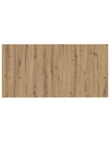 Testata con Comodino 3 pcs Rovere artigianale Legno multistrato