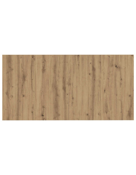 Testata con Comodino 3 pcs Rovere artigianale Legno multistrato