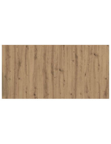 Testata con Comodino 3 pcs Rovere artigianale Legno multistrato