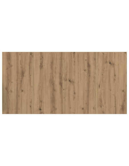 Testata con Comodino 3 pcs Rovere artigianale Legno multistrato
