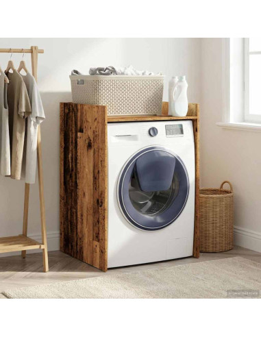 Mobiletto per lavatrice Legno vecchio 67,5 x 62 x 97 cm