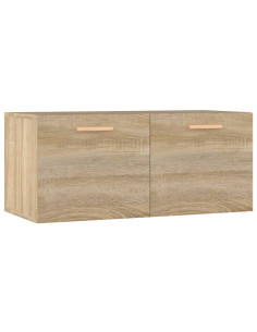 Mobile Parete Rovere Sonoma 80x35x36,5cm Legno Multistrato 2