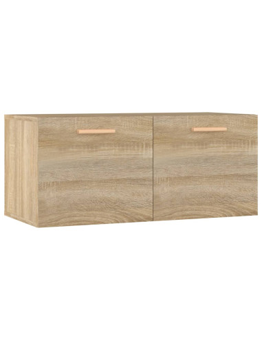 Mobile Parete Rovere Sonoma 80x35x36,5cm Legno Multistrato