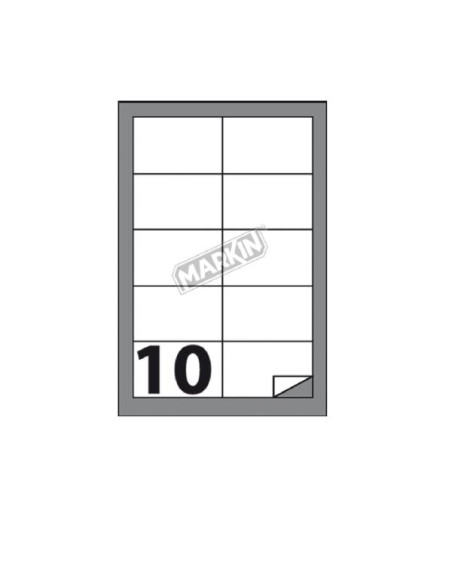 CF1000 ETICHETTE 10F X 10  87 53