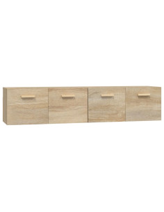 Mobili Parete 2 pz Rovere Sonoma 80x35x36,5cm Legno Multistrato 2