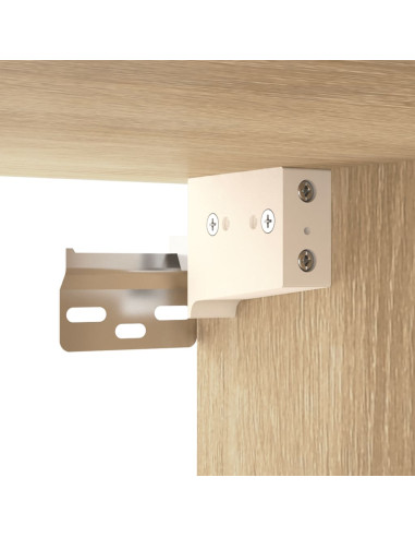 Mobili Parete 2 pz Rovere Sonoma 80x35x36,5cm Legno Multistrato