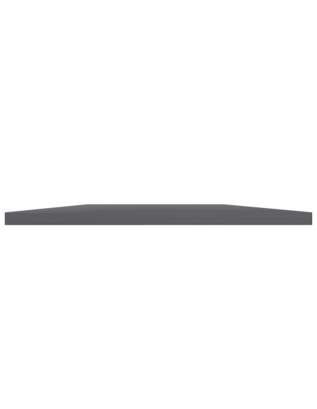Ripiani per Libreria 4pz Grigio Lucido 100x40x1,5cm Multistrato