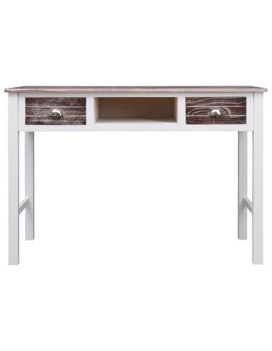 Scrivania Marrone 110x45x76 cm in Legno