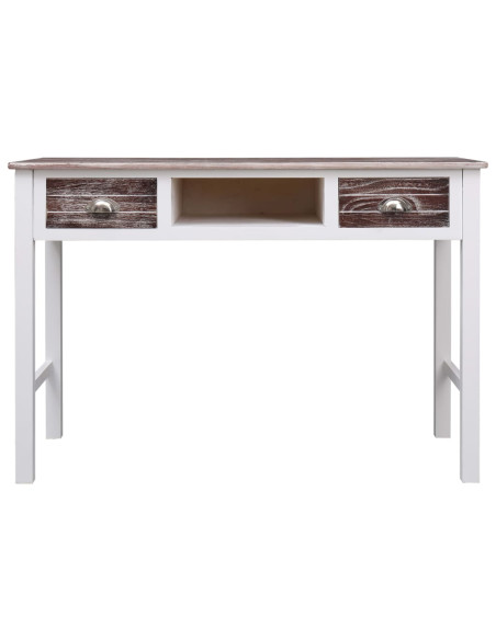 Scrivania Marrone 110x45x76 cm in Legno