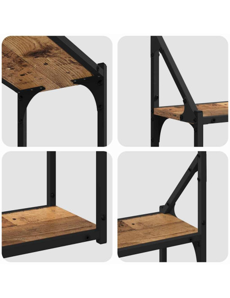 Scaffale da parete Legno vecchio 60 x 21 x 51 cm