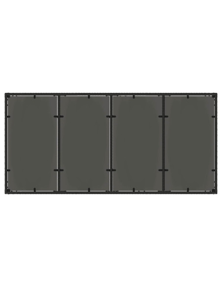 Set da pranzo per esterni con cuscino 9 pcs