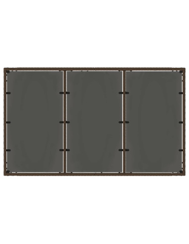 Set da pranzo per esterni con cuscino 5 pcs