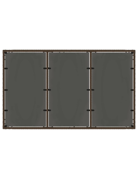 Set da pranzo per esterni con cuscino 5 pcs