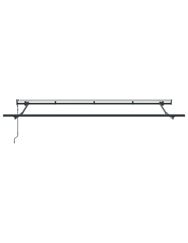 Tenda Retrattile Blu e Bianco 350 x 200 cm
