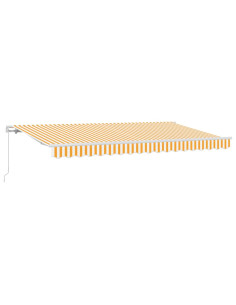 Tenda Retrattile Giallo 350 x 200 cm Tessuto 2