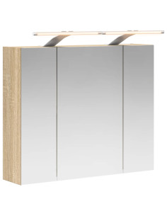 Mobiletto per specchio da bagno Rovere Sonoma 60 x 14,5 x 50 cm 2