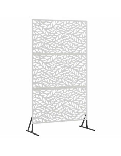 Schermo per Privacy Grigio 100 x 50 x 180 cm Acciaio 2