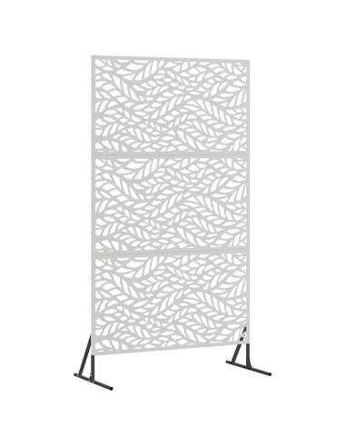 Schermo per Privacy Grigio 100 x 50 x 180 cm Acciaio