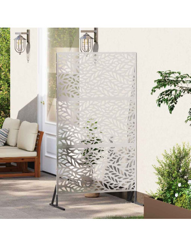 Schermo per Privacy Grigio 100 x 50 x 180 cm Acciaio