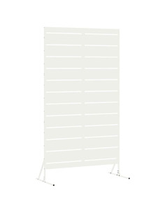 Schermo per Privacy Bianco 100 x 50 x 180 cm Acciaio 2