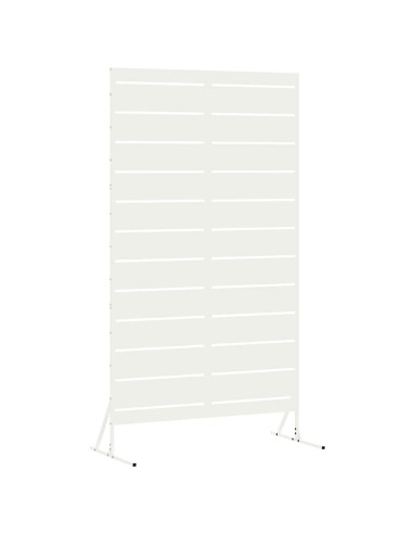 Schermo per Privacy Bianco 100 x 50 x 180 cm Acciaio