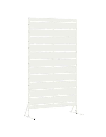 Schermo per Privacy Bianco 100 x 50 x 180 cm Acciaio