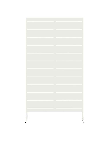 Schermo per Privacy Bianco 100 x 50 x 180 cm Acciaio