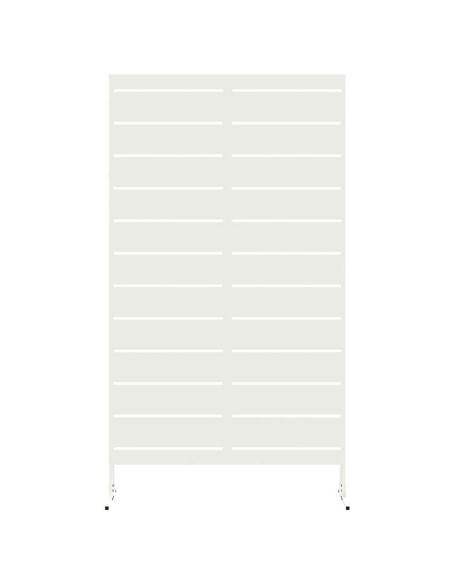 Schermo per Privacy Bianco 100 x 50 x 180 cm Acciaio