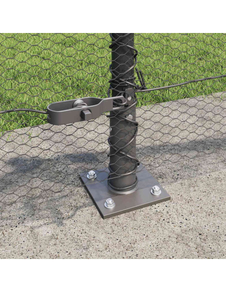 Palo della recinzione Grigio 100 x 0,5 m (rete da 13 mm)