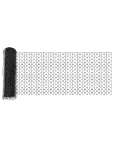 Recinzione Esagonale Grigio 0,5 x 100 m PVC
