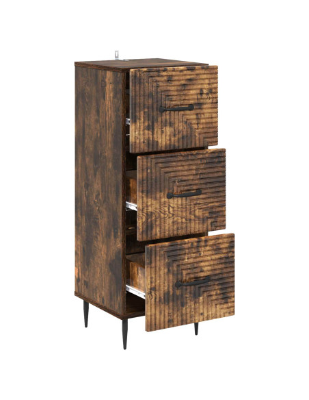 Mobile con Cassetti Rovere Fumo 33 x 34,5 x 89,5 cm