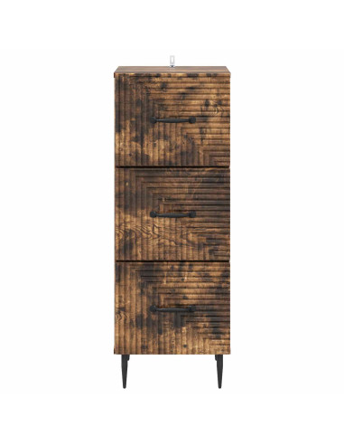 Mobile con Cassetti Rovere Fumo 33 x 34,5 x 89,5 cm