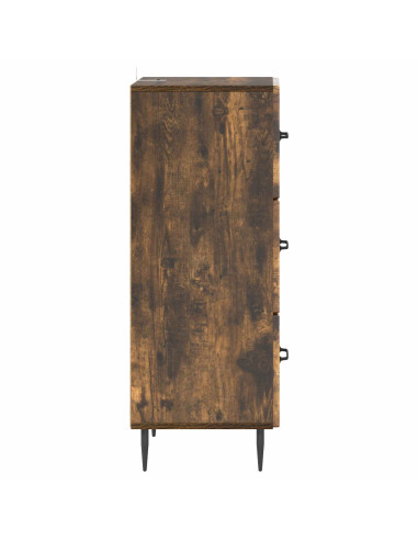 Mobile con Cassetti Rovere Fumo 33 x 34,5 x 89,5 cm