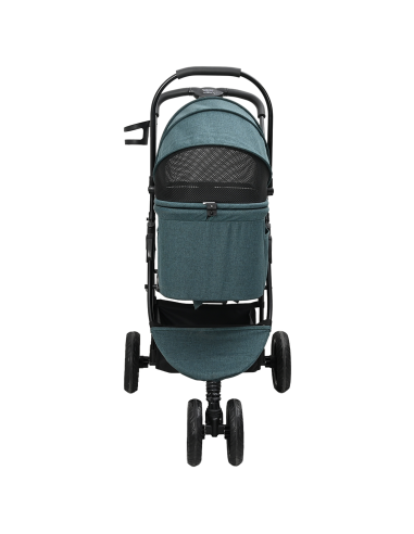 Passeggino pieghevole per animali Verde 78 x 54 x 101 cm
