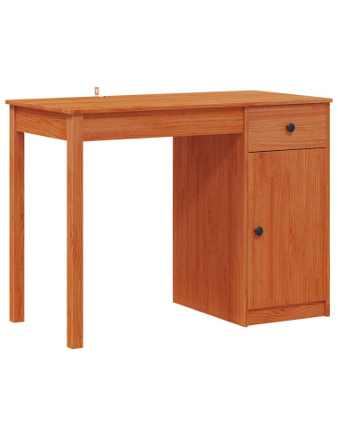 Scrivania Marrone Cera 100 x 50 x 74 cm Legno di pino massiccio
