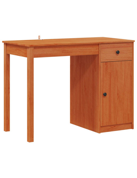 Scrivania Marrone Cera 100 x 50 x 74 cm Legno di pino massiccio