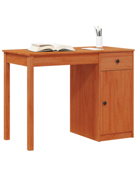 Scrivania Marrone Cera 100 x 50 x 74 cm Legno di pino massiccio