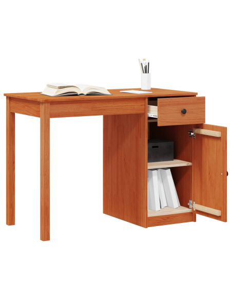 Scrivania Marrone Cera 100 x 50 x 74 cm Legno di pino massiccio