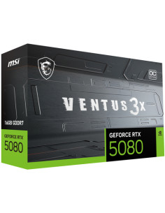 MSI VENTUS GeForce RTX5080 16G 3X OC NVIDIA GeForce RTX 5080 16 GB GDDR7 2