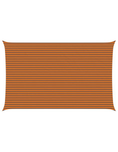 Vela da ombra solare Arancione e Marrone 8 x 5 m 2