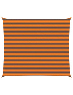 Vela da ombra solare Arancione e Marrone 7 x 6 m 2