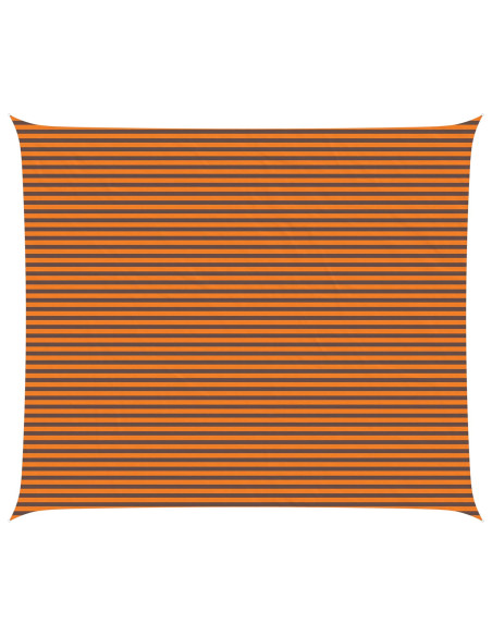 Vela da ombra solare Arancione e Marrone 7 x 6 m