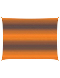 Vela da ombra solare Arancione e Marrone 8 x 6 m 2