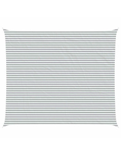 Vela da ombra solare Grigio chiaro e bianco 7 x 6 m 2