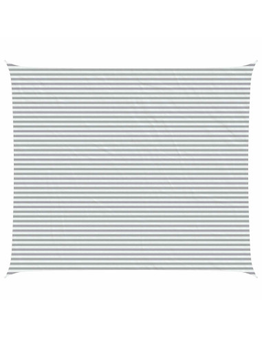 Vela da ombra solare Grigio chiaro e bianco 7 x 6 m
